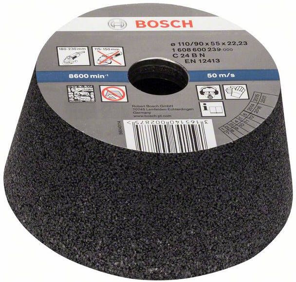 Bosch Schuurkom conisch steen beton 90 mm 110 mm 55 mm 24 1st