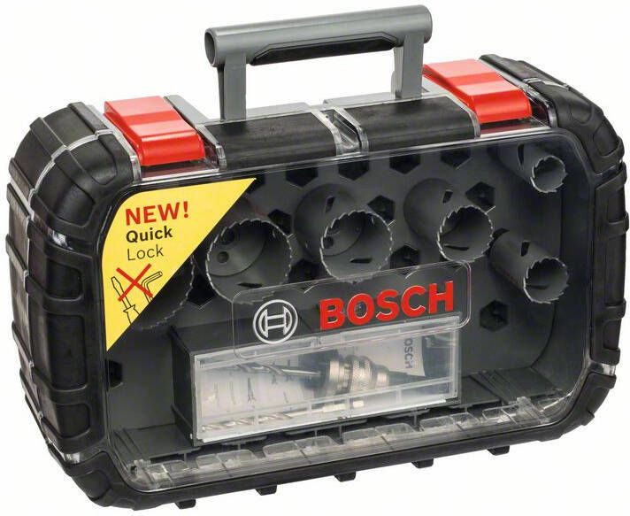 Bosch Accessoires SET Standard BiM Electrician 22;29;35;44;51;64 + Q-lock adapter 2608580885