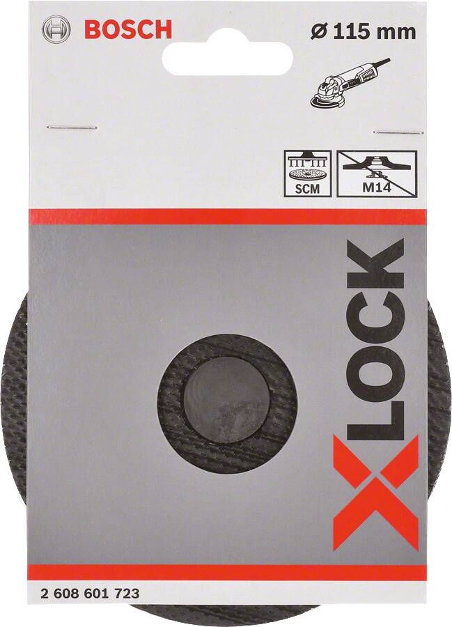 Bosch Accessoires X-LOCK Steunschijf 115 mm SCM schijf 1 stuk(s) 2608601723