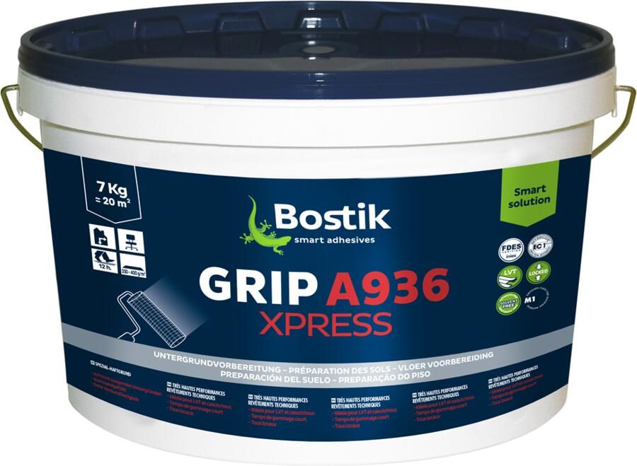 Bostik GRIP A936 XPRESS | Wit | Emmer 12 kg 30622913