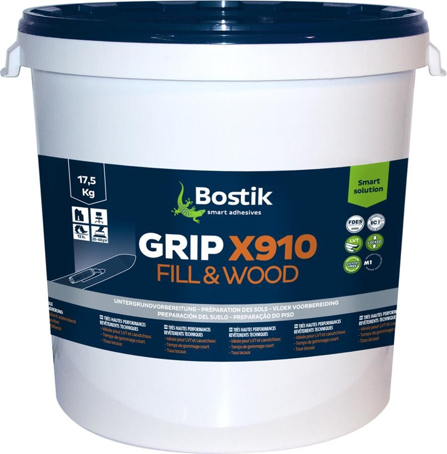 Bostik GRIP X910 FILL & WOOD | Kastanjebruin | Emmer 14 5 kg 30615726
