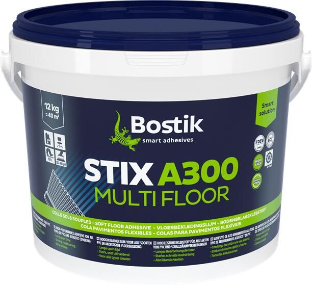 Bostik STIX A300 MULTI FLOOR | Gebroken wit | Emmer 12 kg 30615977
