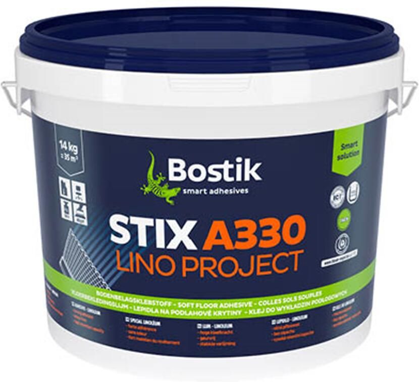 Bostik STIX A330 LINO PROJECT | Beige | Emmer 14 kg 30615759