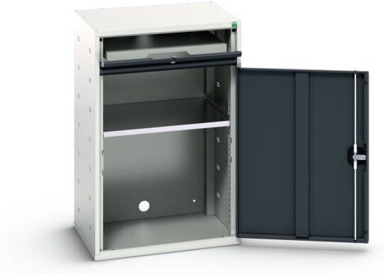 Bott Verso Computerkast | 650x550x1000mm | 1 Legbord | 1 Schuiflade | RAL 7016 16928000.19
