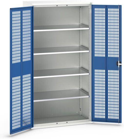 Bott Verso Kast Gevleugelde Deuren | 1050x550x1000mm | 4 Legborden | RAL 5010 16926770.11