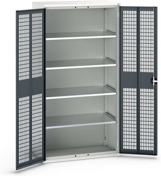 Bott Verso Kast Gevleugelde Deuren | 1050x550x1000mm | 4 Legborden | RAL 7016 16926770.19