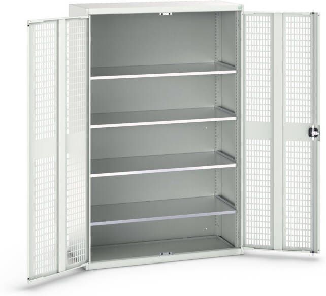 Bott Verso Kast Gevleugelde Deuren | 1300x550x2000mm | 4 Legborden | RAL 7035 16926783.16