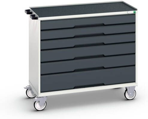 Bott Verso Mobiele Kast | 1050x550x965mm | 6 Laden | Top Tray | RAL 7016 16927055.19