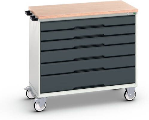 Bott Verso Mobiele Kast | 1050x600x980mm | 6 Laden | MPX Top | RAL 7016 16927054.19