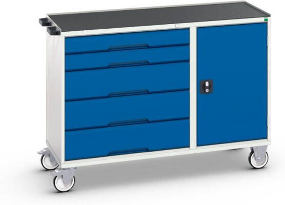Bott Verso Montagewagen | 5 Lades | 1 Deur | Afrolrand | RAL 5010 16927152.11