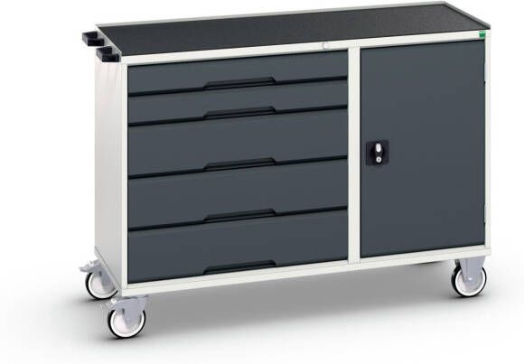 Bott Verso Montagewagen | 5 Lades | 1 Deur | Afrolrand | RAL 7016 16927152.19