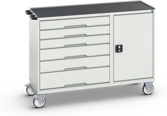 Bott Verso Montagewagen | 6 Lades | 1 Deur | Afrolrand | RAL 7035 16927155.16
