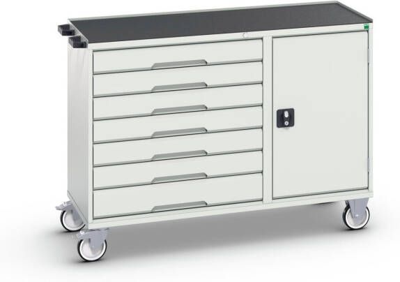Bott Verso Montagewagen | 7 Lades | 1 Deur | Afrolrand | RAL 7035 16927158.16