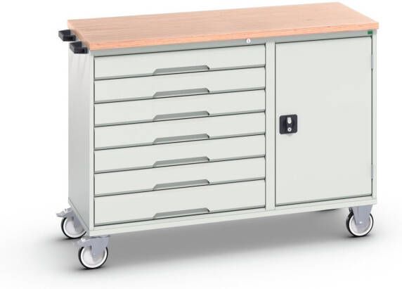Bott Verso Montagewagen | 7 Lades | 1 Deur | Multiplex Blad | RAL 7035 16927157.16