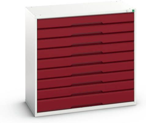 Bott Verso Schuifladenkast | 1050x550x1000mm | 9 Laden | RAL 3004 16925257.24