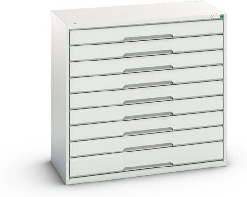 Bott Verso Schuifladenkast | 1050x550x1000mm | 9 Laden | RAL 7035 16925257.16