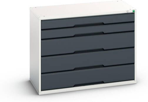 Bott Verso Schuifladenkast | 1050x550x800mm | 5 Laden | RAL 7016 16925212.19