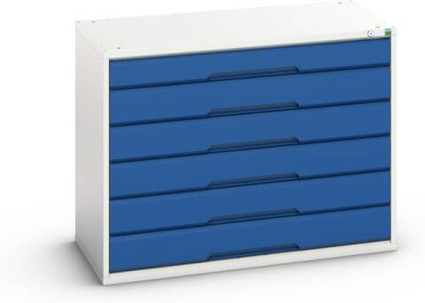 Bott Verso Schuifladenkast | 1050x550x800mm | 6 Laden | RAL 5010 16925214.11