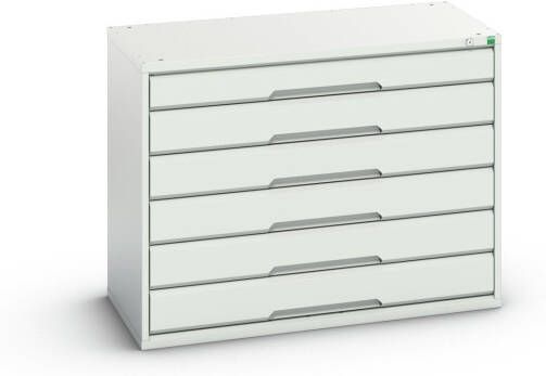 Bott Verso Schuifladenkast | 1050x550x800mm | 6 Laden | RAL 7035 16925214.16
