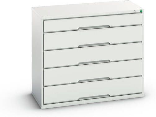 Bott Verso Schuifladenkast | 1050x550x900mm | 5 Laden | RAL 7035 16925217.16