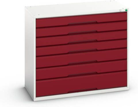 Bott Verso Schuifladenkast | 1050x550x900mm | 7 Laden | RAL 3004 16925229.24