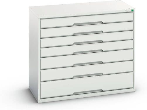 Bott Verso Schuifladenkast | 1050x550x900mm | 7 Laden | RAL 7035 16925229.16
