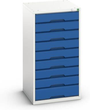 Bott Verso Schuifladenkast | 525x550x1000mm | 9 Laden | RAL 5010 16925057.11