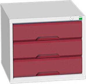 Bott Verso Schuifladenkast | 525x550x450mm | 1 Lade | RAL 3004 16925001.24