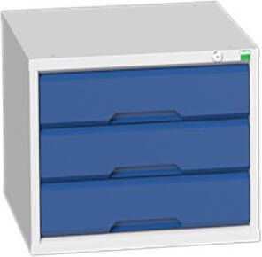 Bott Verso Schuifladenkast | 525x550x450mm | 1 Lade | RAL 5010 16925001.11