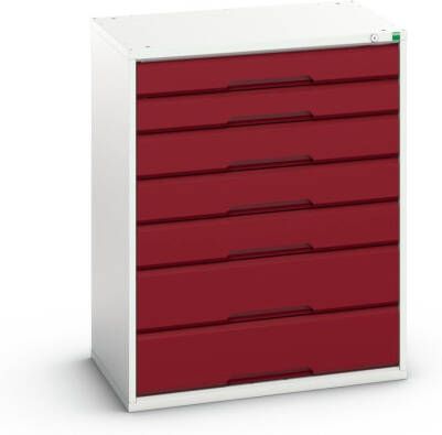 Bott Verso Schuifladenkast | 800x550x1000mm | 7 Laden | RAL 3004 16925149.24
