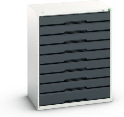 Bott Verso Schuifladenkast | 800x550x1000mm | 9 Laden | RAL 7016 16925157.19