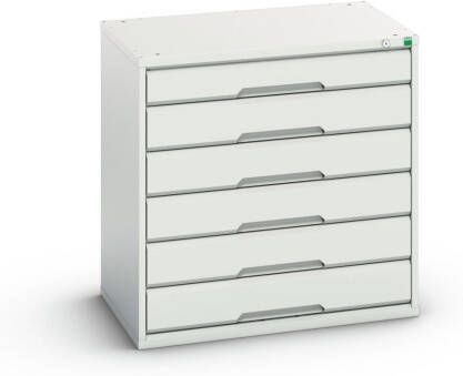 Bott Verso Schuifladenkast | 800x550x800mm | 6 Laden | RAL 7035 16925114.16