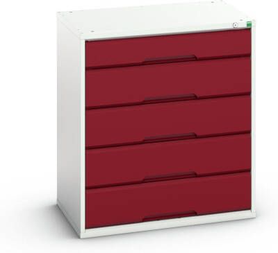 Bott Verso Schuifladenkast | 800x550x900mm | 5 Laden | RAL 3004 16925117.24
