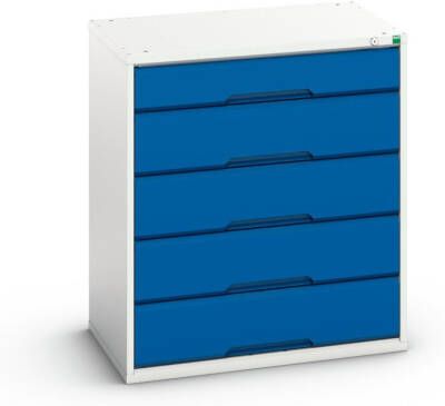 Bott Verso Schuifladenkast | 800x550x900mm | 5 Laden | RAL 5010 16925117.11