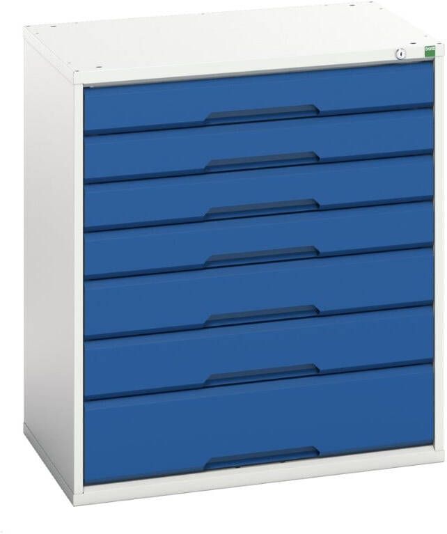 Bott Verso Schuifladenkast | 800x550x900mm | 7 Laden | RAL 5010 16925129.11