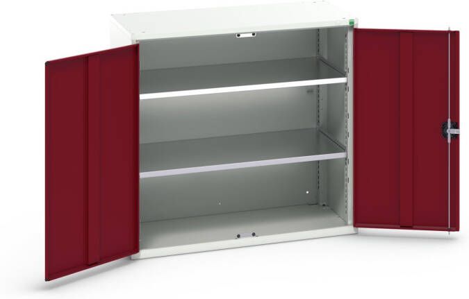 Bott Verso Systeemkast | 1050x550x1000mm | 2 Legborden | 2 Deuren | RAL 3004 16926259.24