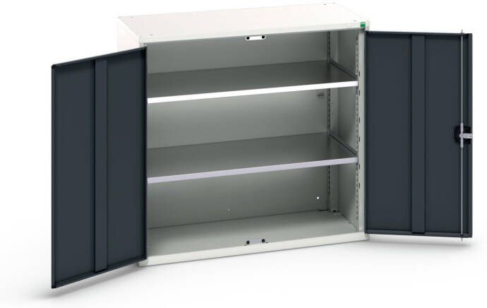 Bott Verso Systeemkast | 1050x550x1000mm | 2 Legborden | 2 Deuren | RAL 7016 16926259.19
