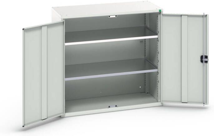 Bott Verso Systeemkast | 1050x550x1000mm | 2 Legborden | 2 Deuren | RAL 7035 16926259.16