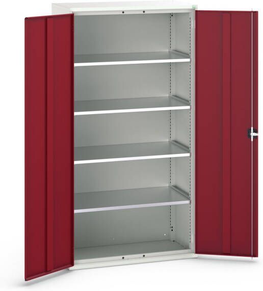 Bott Verso Systeemkast | 1050x550x2000mm | 4 Legborden | 2 Deuren | RAL 3004 16926267.24