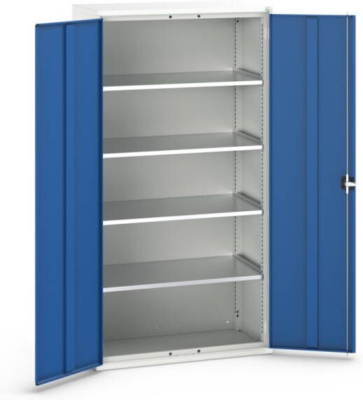 Bott Verso Systeemkast | 1050x550x2000mm | 4 Legborden | 2 Deuren | RAL 5010 16926267.11