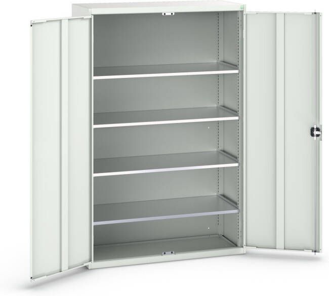 Bott Verso Systeemkast | 1300x550x2000mm | 4 Legborden | RAL 7035 16926653.16