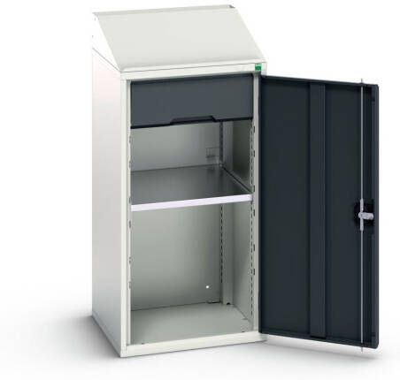 Bott Verso Systeemkast | 525x550x1130mm | 2 Legborden | 1 Deur | 1 Lade | RAL 7016 16926370.19