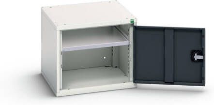 Bott Verso Systeemkast | 525x550x450mm | 1 Legbord | 1 Deur | RAL 7016 16926030.19