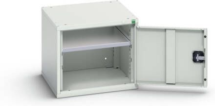 Bott Verso Systeemkast | 525x550x450mm | 1 Legbord | 1 Deur | RAL 7035 16926030.16