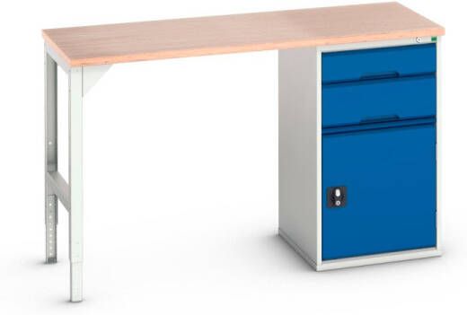 Bott Verso Werkbank | 2 Lades | 1 Deur | Breedte 1500mm | Multiplex | RAL 5010 16921902.11