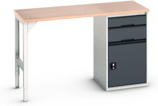 Bott Verso Werkbank | 2 Lades | 1 Deur | Breedte 1500mm | Multiplex | RAL 7016 16921902.19