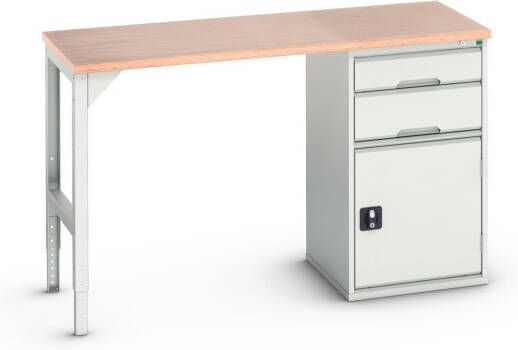 Bott Verso Werkbank | 2 Lades | 1 Deur | Breedte 1500mm | Multiplex | RAL 7035 16921902.16