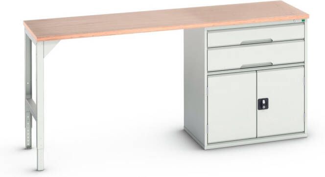 Bott Verso Werkbank | 2 Lades | 2 Deuren | Breedte Lade 800mm | Multiplex | RAL 7035 16921955.16