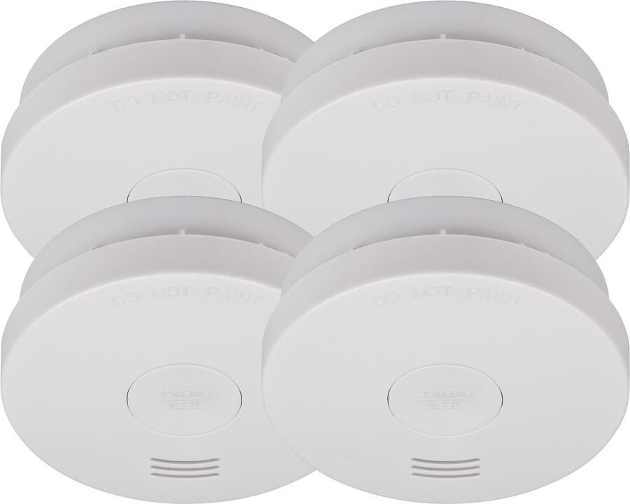Brennenstuhl Brennnenstuhl Rookmelder SET | 4x RM L 3100 met geïntegreerde batterij 1290050004