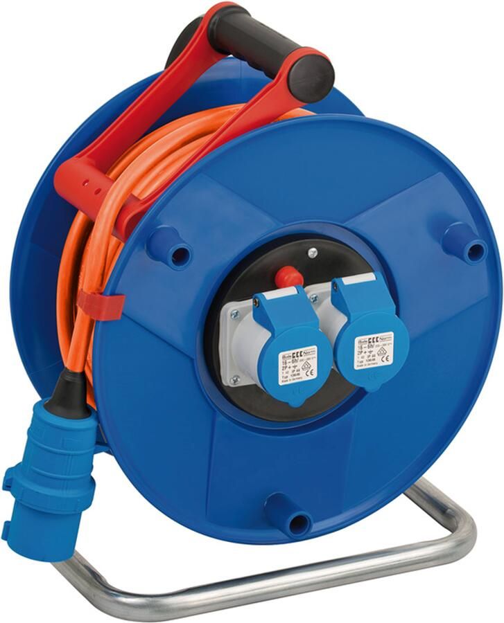 Brennenstuhl Garant CEE 2 | IP44 | kabelhaspel | voor industrie bouw kampeer | 25m | H07RN-F 3G2 5